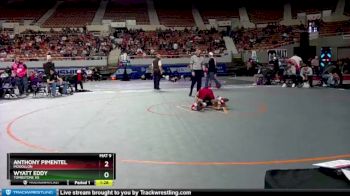 D4-106 lbs Quarterfinal - Anthony Pimentel, Mogollon vs Wyatt Eddy, Tombstone HS