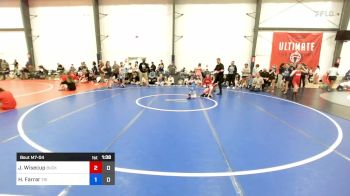 26 kg Rr Rnd 4 - Josie Wisecup, Buckeye Girls National Team vs Hailey Farrar, Team Rhode Island