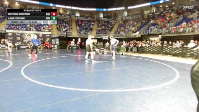 172 lbs Consy 3 - Nathan Horton, Wilson Area vs Lane Crowe, Bethel Park