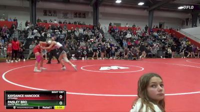 140 lbs Cons. Round 2 - Paisley Bro, South Tama County vs Kaydance Hancock, Ottumwa