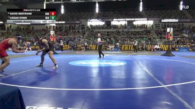197 lbs Champ. Round 1 - David Bertrand, King (TN) vs Logan Kvien, McKendree