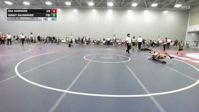 75 lbs Rr Rnd 3 - Esa Hannigan, CTWHALE Beluga - EL vs Denny Daxberger, Top Flight Wrestling Academy - EL