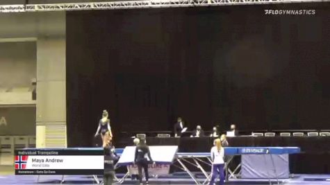 Maya Andrew - Individual Trampoline, World Elite - 2021 USA Gymnastics Championships