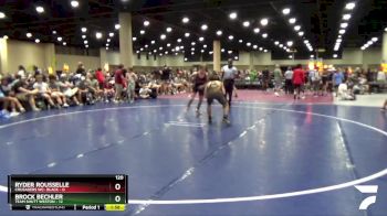 120 lbs Quarters & 3rd Wb (32 Team) - Brock Bechler, Team Shutt Weston vs Ryder Rousselle, Crusaders WC- Black