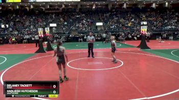 98 lbs Semifinal - Delaney Tackett, PCWA vs Hadliegh Hutcheson, Unattached