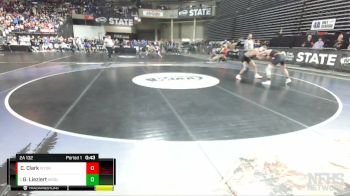 2A 132 lbs Cons. Round 1 - Grady Lieziert, Washougal vs Cohen Clark, West Valley (Spokane)