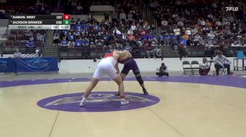 197 lbs 3rd Place Match - Jackson Brinker, Cornell College vs Samuel West, Central