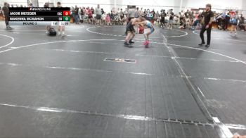 80/85 Round 2 - Makenna McMahon, Compound Wrestling vs Jacob Metzger, Genesis Wrestling Club