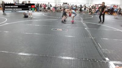 80/85 Round 2 - Makenna McMahon, Compound Wrestling vs Jacob Metzger, Genesis Wrestling Club
