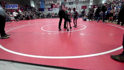 64 lbs Quarterfinal - Zaiden Houston, Grove Takedown Club vs Paisley Tune, Jay Wrestling Club