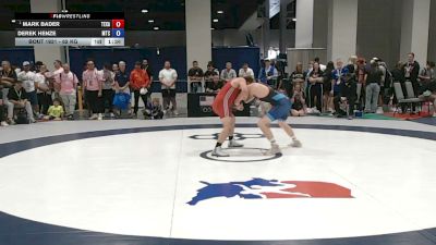 62 kg Champ. Round 3 - Mark Bader, Texas vs Derek Henze, Maverick Training Center