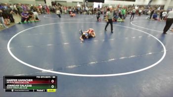 88 lbs Champ. Round 1 - Harper Hamacher, MN Elite Wrestling Club vs Jorrdan Salazar, Duran Wrestling Club