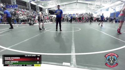 140 lbs Round 2 - David Standen, Nebraska WA vs Cade Swartz, Trailblazer