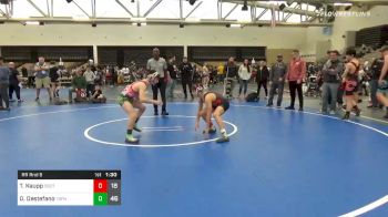 121 lbs Prelims - Trey Kaupp, Southside MS vs Donovan Destefano, Triumph Blue MS