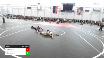 46 lbs Quarterfinal - Ezren Dean, Mountain View Scrappers vs Teo Gurule, Stout Wr Ac