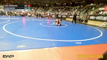 100 lbs 3rd Place - JaKel Ziegenfuss, Springdale Youth Wrestling Club vs Kohen Martin, Catoosa Youth Wrestling