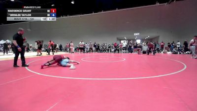 120 lbs Quarters - Rae'Dence Grant, OK vs Brinlee Taylor, OK