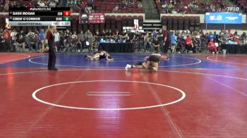 95 lbs Quarterfinal - Dash Mogan, Team Champs vs Crew O`Connor, Butte Wrestling Club