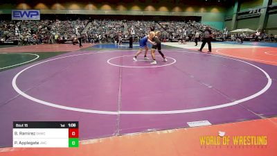 135 lbs Round Of 128 - Bryan Ramirez, Golden Hawks Wrestling Club vs Parker Applegate, JWC