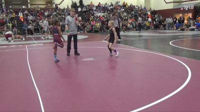 PW-2 lbs Semifinal - Adilyn Schrader, Hammerin Hawks vs Chloe Eubanks, Alburnett Mat Pack