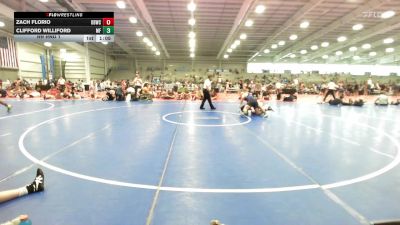 220 lbs Rr Rnd 1 - Zach Florio, OBWC Red vs Clifford Williford, MF Young Bucks