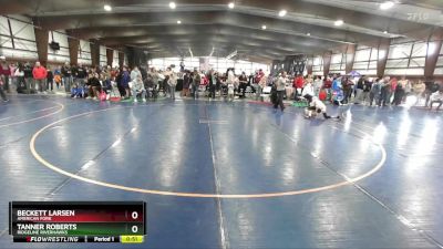 80 lbs Cons. Round 2 - Tanner Roberts, Ridgeline Riverhawks vs Beckett Larsen, American Fork