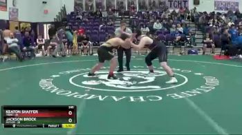245 lbs Round 4 (6 Team) - Jackson Brock, Butler vs Keaton Shaffer, Triad