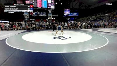 126 lbs Cons. Sub-rd Of 64 - Adam Daniels, AR vs Durand Hamley, ND