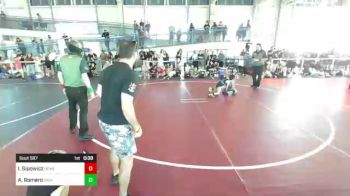 62 lbs Final - Ikale Sipowicz, Hemet Youth WC vs Andrew Romero, Savage House WC