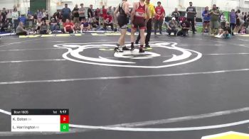 132-C lbs Semifinal - Kylan Ooton, OK vs Luke Harrington, MI