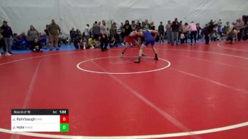 130 lbs Round Of 16 - Jack Rohrbaugh, Spring Grove vs Joshua Hale, Manchester