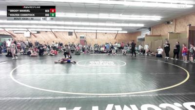 40 lbs Consolation - Brody Manuel, Nichols vs Kolten Comstock, Binghamton