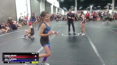 64 lbs Round 3 (8 Team) - Gwen Gross, Full Circle vs Ava Clemens, Validus WC