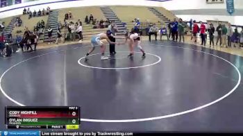 113 lbs Cons. Round 3 - Cody Highfill, Douglas vs Dylan Iniguez, McQueen