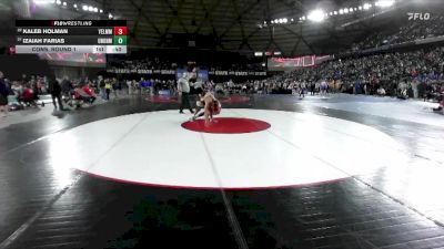 Boys 4A 165 lbs Cons. Round 1 - Kaleb Holman, Yelm vs Izaiah Farias, Union