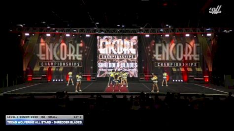 Texas Wolverine All Stars - Shredder Blades [2025 L3 Senior Coed - D2 - Small Day 2] 2025 Encore Grand Nationals