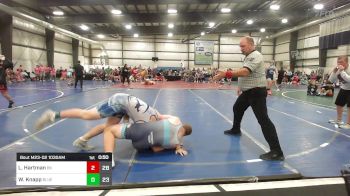 190 lbs Rr Rnd 2 - Landon Hartman, Bad Karma vs William Knapp, Blue Wave