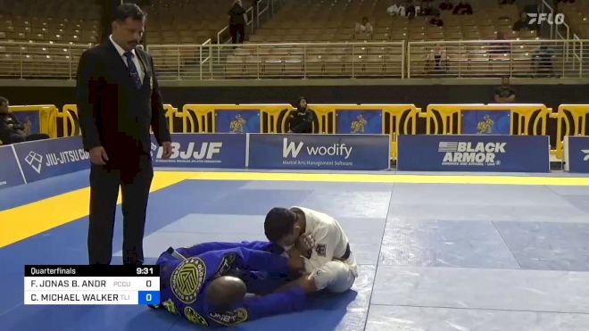 FRANCISCO JONAS B. ANDRADE vs CORY MICHAEL WALKER 2023 Pan Jiu Jitsu IBJJF Championship