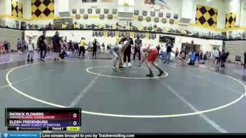 130 lbs Cons. Round 3 - Patrick Flowers, Warrior Regional Training Center vs Elden Fredenburg, Central Indiana Academy Of Wrestling