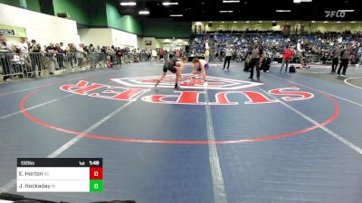 132 lbs Round Of 64 - Eli Horton, NC vs Jake Hockaday, IN