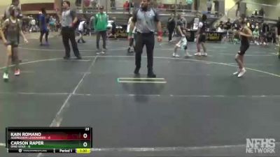 80 lbs Finals (8 Team) - Carson Raper, Ohio Gold vs Kain Romano, Aggression Legionaries