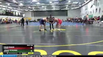 285 lbs Cons. Round 4 - Jonah Schlegel, Defiance vs Colin Baker, Wabash