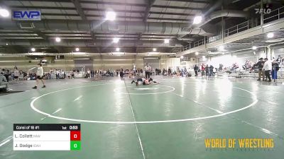 95 lbs Consi Of 16 #1 - Lane Collett, RAW Wrestling Club vs Jordan Dodge, Idaho Gold Wrestling Club