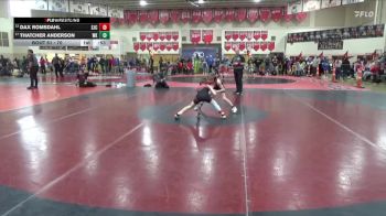 70 lbs Cons. Round 2 - Dax Romsdahl, St. James Cyclones vs Thatcher Anderson, WCAABE Knights