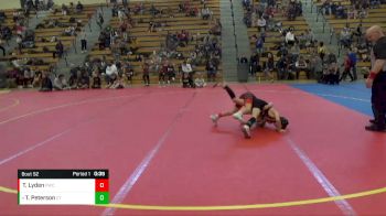 65 lbs Quarterfinal - Tyson Peterson, Crass Trained vs Tyler Lyden, Pinnacle Wrestling Club