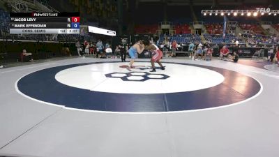 285 lbs Cons. Semis - Jacob Levy, FL vs Mark Effendian, PA