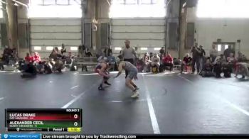 100 lbs Round 2 (8 Team) - Lucas Drake, Mat Assassins vs Alexander Cecil, NCWAY Crusaders