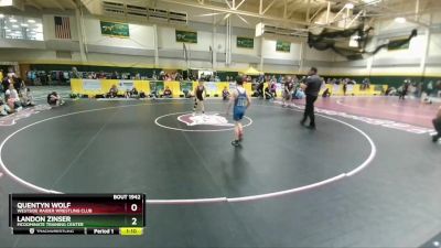 70 lbs Quarterfinal - Quentyn Wolf, Westside Raider Wrestling Club vs Landon Zinser, McDominate Training Center