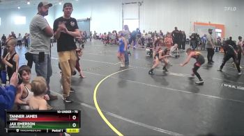 75 lbs Semifinal - Tanner James, SCSOW vs Jax Emerson, Carolina Reapers