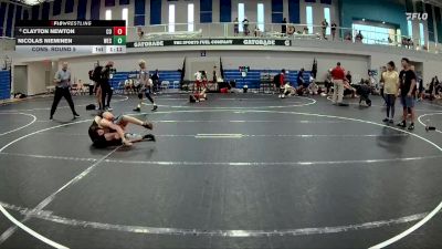 113 lbs Cons. Round 5 - Nicolas Nieminen, Western vs Clayton Newton, Camden Outsiders